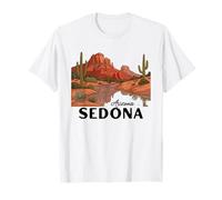 Sedona Arizona Désert Paysage Cactus Art Sud-Ouest Nature T-Shirt