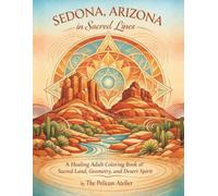 Sedona, Arizona in Sacred Lines: A Healing Adult Coloring Book with Sacred Geometry, Vortex Energy & Mindful Desert Landscapes