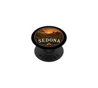 Sedona Arizona National Park Coucher de Soleil Scène de randonnée PopSockets PopGrip Adhésif