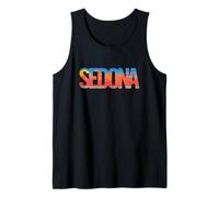 Sedona Arizona Paysage Scénique Typographie Art du Sud-Ouest Débardeur