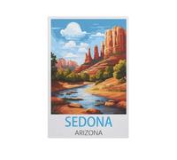 Sedona Arizona，Puzzle 1000 Pièces Adultes,Jigsaw Puzzle DIY Jouets Enfants Cadeaux Accueil Décors Jouets Jeux Amusants Grand Cadeau Éducatif pour Enfants Impossible Puzzle（38x26cm）-FS74