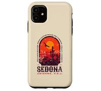 Sedona Arizona USA Scenic Desert Mountains Design Vieilli Coque pour iPhone 11
