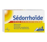 Sédorrhoïde Crise Hémorroïdaire Suppositoires 8 Pièces