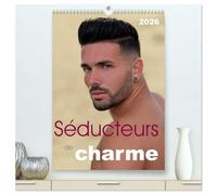 Séducteurs de charme (Calendrier mural 2026 DIN A2 horizontal) calendrier de bureau: Ces 12 photos érotiques en couleurs de beaux gosses mettent en valeur leur séduction.