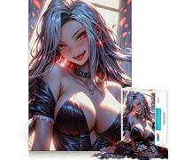 Séductrice Sexy Puzzle 1000 pièces pour Adultes Jeu de réflexion Amusant à Partager Découpe de précision Décoration Artistique 38x52cm