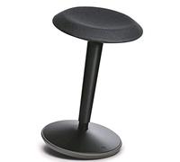 Sedus 53-80 Tabouret sur Pied avec Fonction Support Noir Ajustement Spontané sur le Lieu de Travail, Mise à Niveau dans la Pièce de Travail, rTavail sur le Bureau
