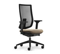 Sedus, se:do Pro Light 2 Chaise de Bureau Ergonomique, Membrane en Maille, crème, Hauteur réglable