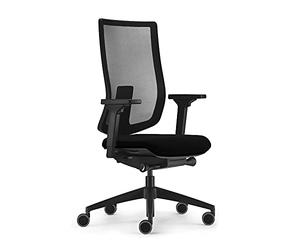 Sedus se:do Pro Light Chaise de Bureau, pivotante, Membrane en Maille, siège Coulissant, accoudoirs et Dossier réglables, Hauteur réglable, Plastique, 40-52 cm, Charge maximale 130 kg, Angle