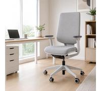 Sedus se:Flex ef-102 : siège de Bureau Ergonomique, réglage Automatique du Poids, Dossier Flexible (entièrement rembourré, Gris Clair)