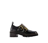 See by Chloé - Bottes Mallory en Cuir Noir Brossé - Femme - Chaussures - Noir - Taille: 36 EU