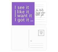 See Like Want Got Carte postale art déco pour anniversaire de mariage