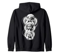 See No Evil Speak No Evil Hear No Evil Baby Angel Chérubs Sweat à Capuche