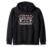 See The Ability Not The Disability Funny Autism Awareness Sweat à Capuche