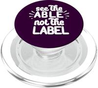 See The Able Not The Label Autisme Meme PopSockets PopGrip pour MagSafe