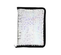 See Through Binder - Clear Paper Binder Refillable | Binderr, Reusable Sticker Storage Book, Zipper Sticker Collecting Book For Journal Cards Tickets Receipts School Office Business