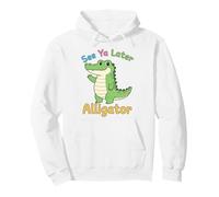 See Ya Later Alligator Ludique Mignon Crocodile Graphique Sweat à Capuche