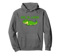 See Ya Later Alligator Mignon Vert Gator Design Sweat à Capuche