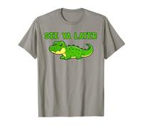 See Ya Later Alligator Mignon Vert Gator Design T-Shirt