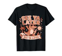 See Ya Later Alligator Professeur Dernier Jour École Été Amusement T-Shirt