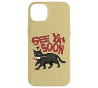 See Ya Soon Dark Cat Meme Design Womens Girls Coque pour iPhone 14 Plus