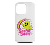 See Ya Soon Moon Cute Spooky Halloween Stars Kawaii Coque pour iPhone 13 Pro