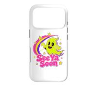 See Ya Soon Moon Cute Spooky Halloween Stars Kawaii Coque pour iPhone 17 Pro