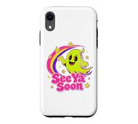 See Ya Soon Moon Cute Spooky Halloween Stars Kawaii Coque pour iPhone XR