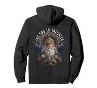 See You in Valhalla Odin Ravens Viking Norse Mythology Sweat à Capuche