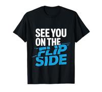 See You on The Flip Side Adieu au Revoir rétro |- T-Shirt