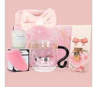 SEEALLDE Cadeau pour Maman Verre de chat épouse, tante et sœurs, cadeau d'anniversaire, pour elle, panier cadeau pour meilleures amies, femme