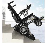 SEEANN Chaise Monte-Escaliers Electrique, Monte-Fauteuil Roulant Escalier Portable Mobile, Fauteuil Roulant Escalier Electrique Léger Pliant pour Personnes Âgées, Charge 330 Lbs