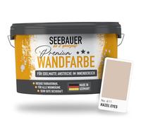 SEEBAUER diy Peinture murale marron pour intérieur (No. 611 Hazel Eyes 2,5 Litre) Tons marron haute opacité
