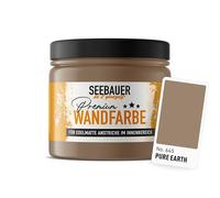 SEEBAUER diy Peinture murale marron pour intérieur (No. 645 Pure Earth 300 ml) Tons marron haute opacité