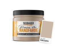 SEEBAUER diy Peinture murale marron pour intérieur (No. 647 Pure Earth 300 ml) Tons marron haute opacité