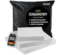 SEEBAUER living Matelas de Mousse Light RG 26/40 (Semi Ferme) Coussin de Chaise et Canapé (60 x 60 x 2 cm)