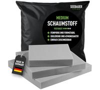 SEEBAUER Living Matelas de Mousse Medium RG 35/40 (Semi Ferme) Coussin de Chaise et Canapé (200 x 70 x 10 cm)