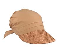 Seeberger 51175 - Casquette de baseball - Uni - Femme - Beige (sand 0094) - Taille Unique (Orig.)