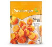 Seeberger Abricots : Abricots de très grande taille, mûris au soleil et orange vif - arôme sucré et fruité - sans sucre - séchés - dénoyautés, vegan (1 x 200 g)