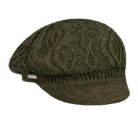 Seeberger Annelie Knit Newsboy Casquette pour femme Olive Taille unique, vert olive, 6 3/4-7 1/2