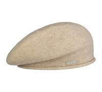Seeberger Beret en Cachemire Lasuna Femme - Basque pour Laine Oversize Hiver Automne-Hiver - Taille Unique Beige