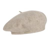 Seeberger Beret pour Femme Beret Basque d'hiver (Taille Unique - Beige)