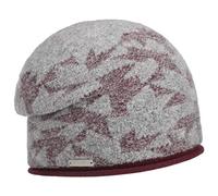 Seeberger Bonnet Beanie Pialena Femme - pour avec Doublure, Doublure Hiver Automne-Hiver - Taille Unique Bordeaux