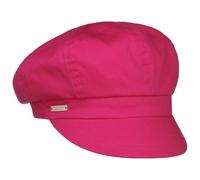 Seeberger Casquette Gavroche Azalee Femme - en Coton volumineuse D'Ete avec Visiere, Doublure Ete Printemps-ete - Taille Unique Fuchsia