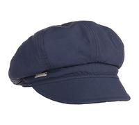 Seeberger Casquette Gavroche Rain and Sun Casquette pour l'hiver Casquette D'Ete (Taille Unique - Bleu Fonce)