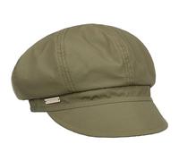Seeberger Casquette Gavroche Rainy Day Femme - Baker Boy pour l'hiver D'Ete avec Visiere, Doublure Automne Ete Printemps Hiver Printemps-ete - Taille Unique Olive