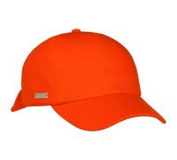 Seeberger Casquette pour Femme Uni Cotton Casquette de Baseball Casquette en Coton (Taille Unique - Orange)