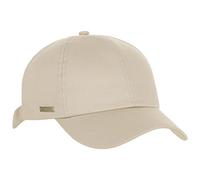 Seeberger Casquette pour Femme Uni Cotton - de Soleil Baseball en Coton avec Visiere Hiver Automne Printemps Ete Printemps-ete - Taille Unique Beige