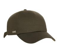 Seeberger Casquette pour Femme Uni Cotton - de Soleil Baseball en Coton avec Visiere Hiver Automne Printemps Ete Printemps-ete - Taille Unique Olive