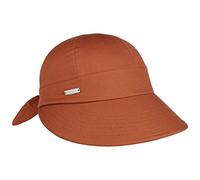 Seeberger Casquette Sunshine Femme - en Coton pour avec Etiquette Visiere Printemps-ete Ete - Taille Unique Rouille