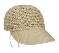 Seeberger Casquette Uni Rollable Crochet Casquette d'été visière pour Le Soleil (Taille Unique - Beige)